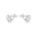 AMOR Ohrring (Ohrstecker) Damen, 925 Silber rhodiniert, Zirkonia weiß, Ansicht 4