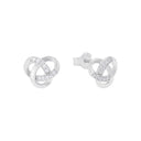 AMOR Ohrring (Ohrstecker) Damen, 925 Silber rhodiniert, Zirkonia weiß, Hauptbild