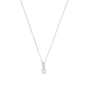 AMOR Halskette Damen, 925 Silber rhodiniert, Zirkonia weiß, Hauptbild