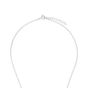 AMOR Halskette Damen, 925 Silber rhodiniert, Zirkonia weiß, Verschluss