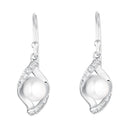 AMOR Ohrring (Ohrhänger) Damen, 925 Silber rhodiniert, Zirkonia weiß, Ansicht 4