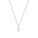AMOR Halskette Damen, 925 Silber rosé vergoldet, Zirkonia weiß, Hauptbild