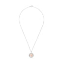 AMOR Halskette Damen, 925 Silber silber / rosévergoldet (bicolor), Motiv Lebensbaum, Zirkonia weiß, Ansicht 3