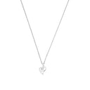 AMOR Halskette Damen, 925 Silber rhodiniert, Motiv Herz, Zirkonia weiß, Hauptbild