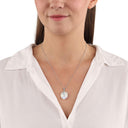 AMOR Halskette Damen, 925 Silber rhodiniert, Motiv Herz, Zirkonia weiß, Ansicht 2