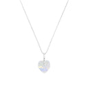 AMOR Halskette Damen, 925 Silber rhodiniert, Motiv Herz, Zirkonia weiß, Hauptbild