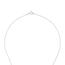 AMOR Halskette Damen, 925 Silber silber / rosévergoldet (bicolor), Motiv Herz, Zirkonia weiß, Verschluss