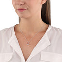 AMOR Halskette Damen, 925 Silber silber / rosévergoldet (bicolor), Motiv Herz, Zirkonia weiß, Ansicht 2