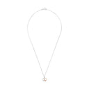 AMOR Halskette Damen, 925 Silber silber / rosévergoldet (bicolor), Motiv Herz, Zirkonia weiß, Ansicht 3