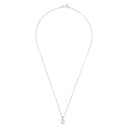 AMOR women's necklace, two-tone 925 sterling silver (silver and gold-plated), view 3