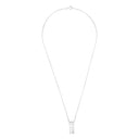 AMOR women's necklace, rhodium-plated 925 sterling silver, view 3