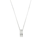 AMOR women's necklace, rhodium-plated 925 sterling silver, main image