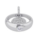 AMOR Anhänger (Halskette) Damen, 925 Silber rhodiniert, Motiv Engel, Zirkonia weiß, Ansicht 4