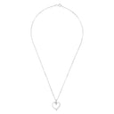 AMOR women's necklace, rhodium-plated 925 sterling silver, view 4
