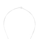 AMOR women's necklace, rhodium-plated 925 sterling silver, clasp