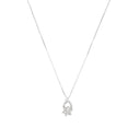 AMOR Halskette Damen, 925 Silber rhodiniert, Motiv Blume, Zirkonia weiß, Hauptbild