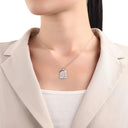 AMOR Anhänger (Halskette) Unisex, 925 Silber rhodiniert, Motiv "Ich liebe Dich" Herz, Ansicht 2