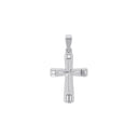 AMOR Anhänger (Halskette) Unisex, 925 Silber rhodiniert, Motiv Kreuz, Hauptbild