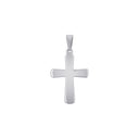AMOR Anhänger (Halskette) Unisex, 925 Silber rhodiniert, Motiv Kreuz, Rückseite