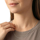 AMOR Halskette Unisex, 925 Silber rhodiniert, Ansicht 2