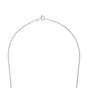 AMOR Halskette Unisex, 925 Silber rhodiniert, Verschluss
