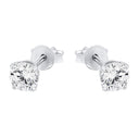 AMOR Ohrring (Ohrstecker) Damen, 925 Silber rhodiniert, Zirkonia weiß, Ansicht 4
