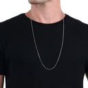 AMOR Halskette Unisex, 925 Silber rhodiniert, Ansicht 3