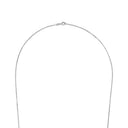 AMOR Halskette Unisex, 925 Silber rhodiniert, Verschluss