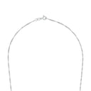 AMOR Halskette Unisex, 925 Silber rhodiniert, Verschluss