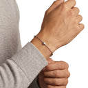 AMOR unisex bracelet, rhodium-plated 925 sterling silver, view 3