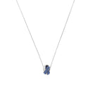 AMOR Halskette Damen, 925 Silber rhodiniert, Preciosa blau, Hauptbild