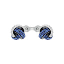 AMOR Ohrring (Ohrstecker) Damen, 925 Silber rhodiniert, Preciosa weiß, Ansicht 4