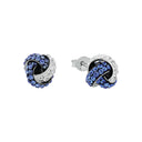 AMOR Ohrring (Ohrstecker) Damen, 925 Silber rhodiniert, Preciosa weiß, Hauptbild