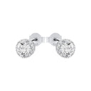 AMOR Ohrring (Ohrstecker) Damen, 925 Silber rhodiniert, Zirkonia weiß, Ansicht 4