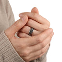 AMOR Ring Unisex, Edelstahl, Ansicht 2