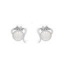 AMOR Ohrring (Ohrstecker) Damen, 925 Silber rhodiniert, Zirkonia weiß, Ansicht 3
