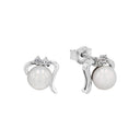 AMOR Ohrring (Ohrstecker) Damen, 925 Silber rhodiniert, Zirkonia weiß, Hauptbild