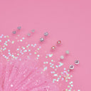 PRINZESSIN LILLIFEE girls' stud earrings in 925 sterling silver