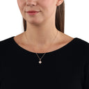 AMOR Halskette Damen, 925 Silber rosé vergoldet, Zirkonia weiß, Ansicht 2
