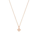 AMOR Halskette Damen, 925 Silber rosé vergoldet, Zirkonia weiß, Hauptbild