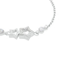 AMOR Armband Damen, 925 Silber rhodiniert, Motiv Stern, Zirkonia weiß, Ansicht 3