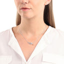 AMOR Halskette Damen, 925 Silber silber / rosévergoldet (bicolor), Motiv Flügel, Zirkonia weiß, Ansicht 2