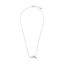 AMOR Halskette Damen, 925 Silber silber / rosévergoldet (bicolor), Motiv Flügel, Zirkonia weiß, Ansicht 3