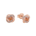 AMOR Ohrring (Ohrstecker) Damen, 925 Silber rosé vergoldet, Zirkonia weiß, Hauptbild