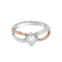 AMOR Ring Women, 925 Silber silber / rosévergoldet (bicolor), Ansicht 4