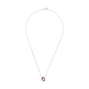 AMOR Halskette Damen, 925 Silber silber / rosévergoldet (bicolor), Kristall weiß, Ansicht 4