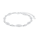 AMOR Armband Damen, 925 Silber rhodiniert, Zirkonia weiß, Ansicht 3