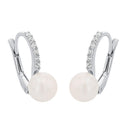 AMOR Ohrring (Ohrhänger) Damen, 925 Silber rhodiniert, Zirkonia weiß, Ansicht 4