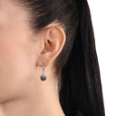 AMOR Ohrring (Ohrhänger) Damen, 925 Silber rhodiniert, Ansicht 2