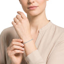 AMOR unisex bracelet, rhodium-plated 925 sterling silver, worn by model